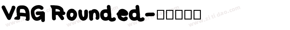 VAG Rounded字体转换